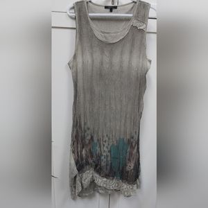 Cativa mixed media dress.